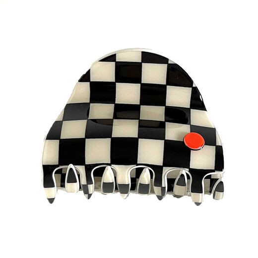 Checkerboard hair claw